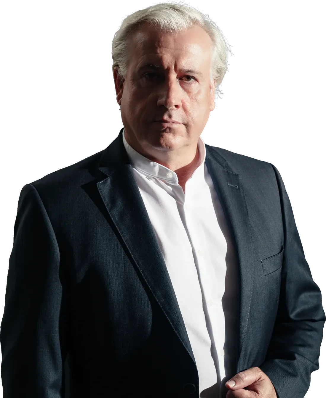 René Giloy im Sakko, Aufnahme für den Beratungsbereich